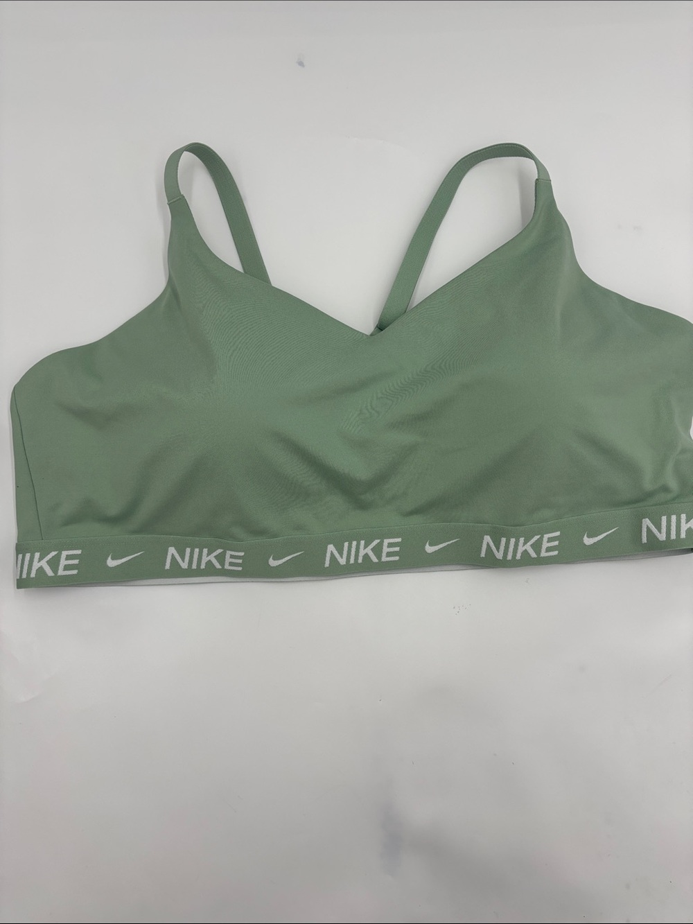 Nike Indy Light Support Padded Sports Bra in Steam